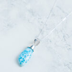 Birds of Paradise Larimar Pendant