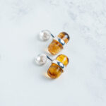 Cuff & Crest Amber Cufflinks