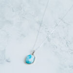 Blue Vein Larimar Pendant